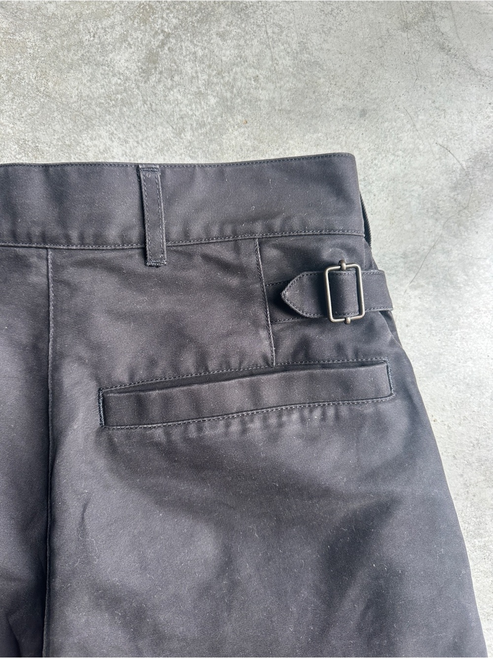 Margaret Howell Women’s Black Side Buckle Trousers